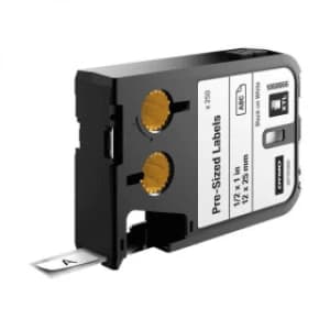 Dymo 1868666 Black On White Label Tape 12mm x 25m