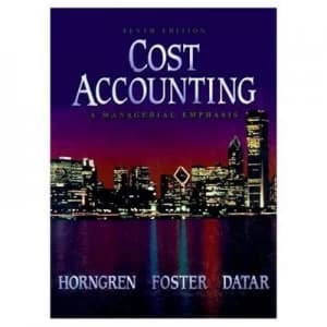 Cost Accounting by Charles T. Horngren Hardback
