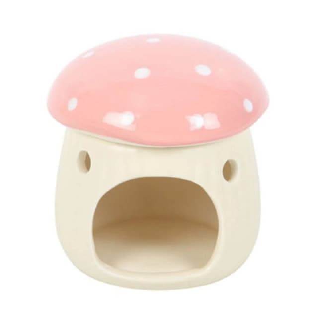 Something Different Something Different Mushroom Oil Burner in Pink Pink One Size Unisex 5063806851110