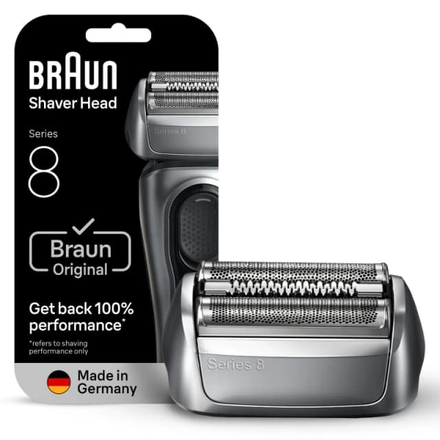 Braun Series 8 83M Electric Shaver Head Replacement Silver Men