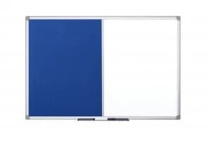 Bi-Office Combination Magnetic and Felt Board 1200x900mm XA0522170