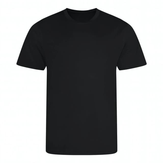 AWDis Cool Mens Plain Blue T-Shirt in Black Size: Small Black Male S