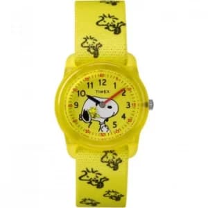 Childrens Timex Kids Analog x Peanuts Snoopy Woodstock Watch
