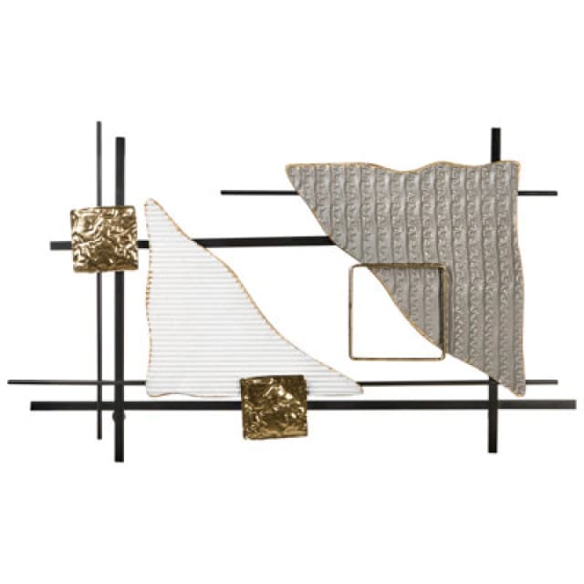 Beliani Wall Decor Portmarnock Metal 45cm Multicolour