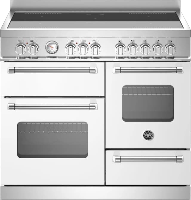 Bertazzoni Master Series MAS105I3EBIC 100cm wide Electric Range Cooker with Induction Hob - Bianco - A Rated