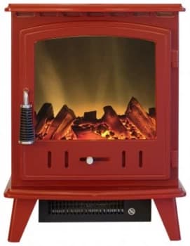 Adam Aviemore 2kW Electric Stove - Red