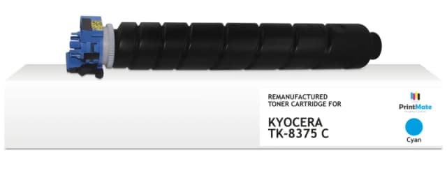 PrintMate KYOCERA TK-8375C. remanufactured toner. Cyan 20000p