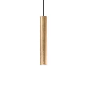 Look 1 Light Slim Ceiling Pendant Gold, GU10