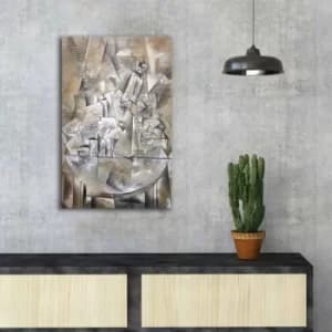 FAMOUSART-062 Multicolor Decorative Canvas Painting