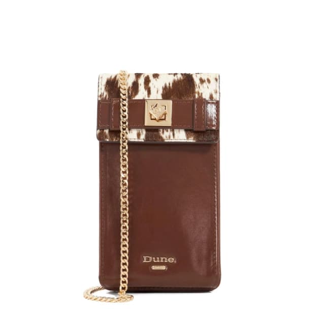 Dune London Womens Phone Bag Brown female One Size