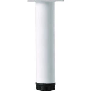Wickes Round Furniture Leg - White 32 x 200mm