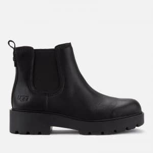 UGG Womens Markstrum Waterproof Leather Chelsea Boots - Black - UK 7