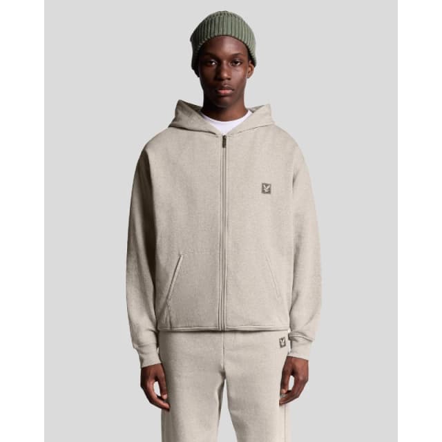 Lyle and Scott Loungewear Zip Through Hoodie Beige male XS