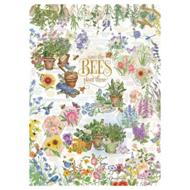 Cheatwell Games Save The Bees Jigsaw Puzzle 1000 Pieces Multi