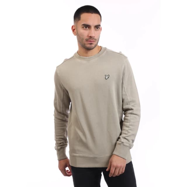 Lyle and Scott Natural Dye Crewneck Sweatshirt Beige male XS