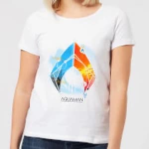 Aquaman Back To The Beach Womens T-Shirt - White