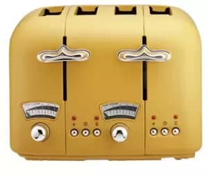 DeLonghi Argento Silva CT04.Y 4 Slice Toaster