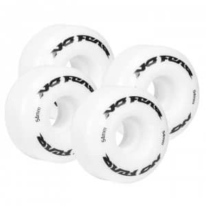 No Fear PU 90A Skateboard Wheels - White