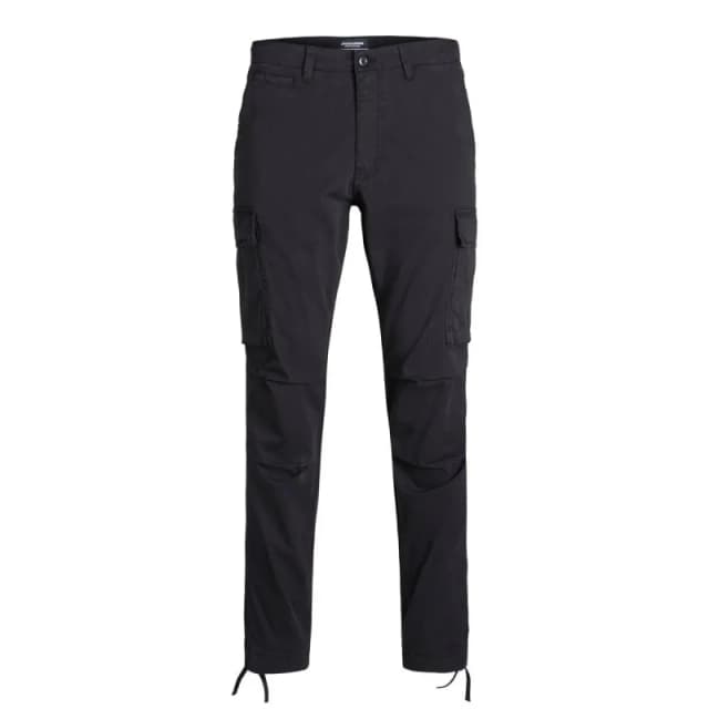 Jack & Jones Black / Black Carrot Fit Cargo Trousers Black Male 32S 197562UK