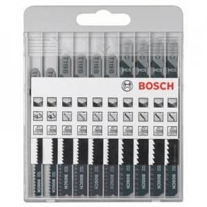 Stichsageblatt-Set, Basic for wood, 10 Piece, T 119 BO T119B T 111 C Bosch Accessories 2607010629 1 Set