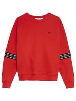 Calvin Klein Jeans Girls Logo Tape Sweat