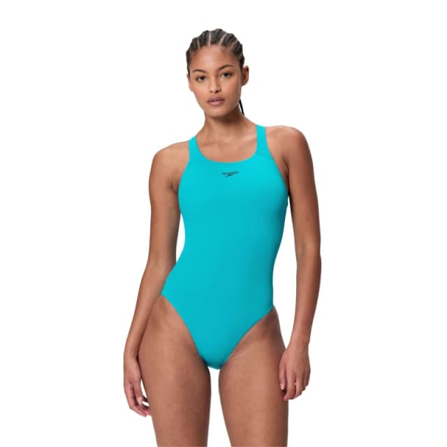 Speedo Endurance+ Medalist Swimsuit Womens Mayan Blue female 8 (XS)
