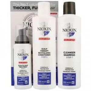 Nioxin 3D Care System System 6, 3 Part System Kit: For Chemically Treated Hair With Progressed Thinning