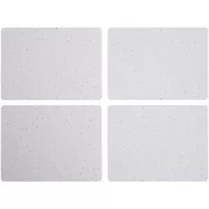 Placemats And Coaster Black And White Speckled Sets 4 Table Mats And Coasters Set Contemporary Coasters Durable Printed Coasters Set Of 4 w29 x d22 x