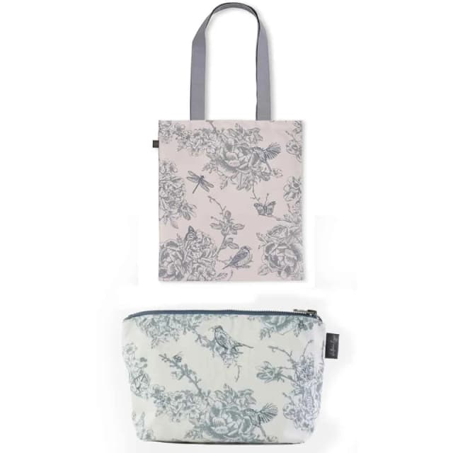 VICTORIA EggS Wildlife in Spring Canvas Bag & Cosemtics Bag Multi unisex