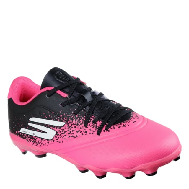 Skechers Razor Juniors Firm Ground Football Boots Pink/Black male 3 (36)