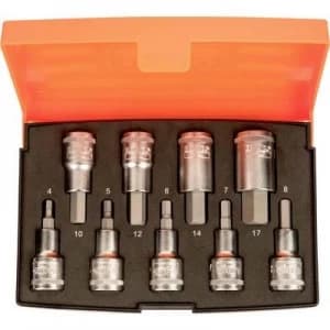 Bahco Screwdriver bit 9 Piece S9HEX