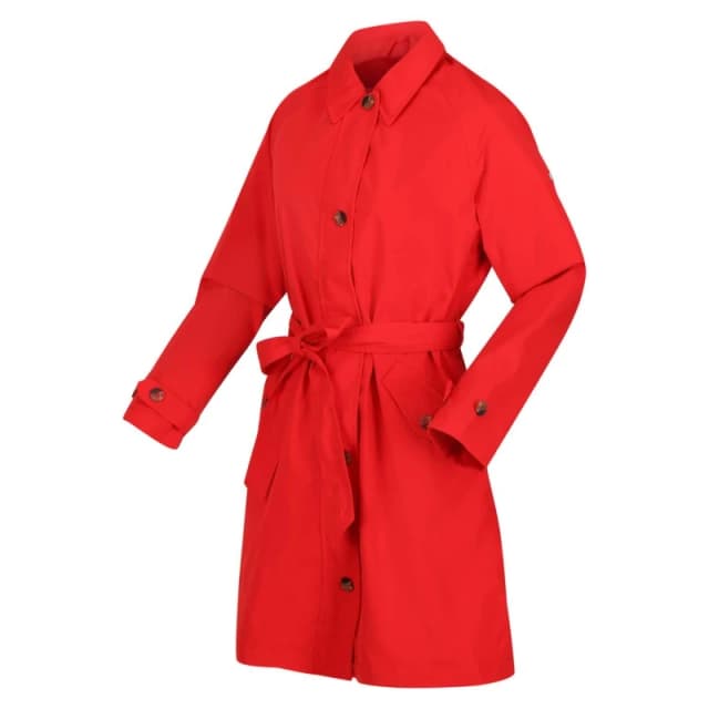 Regatta Madalyn Waterproof Tie Belt Coat - Red Red 10