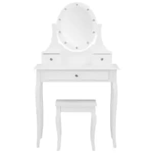 Grace LED Dressing Table White