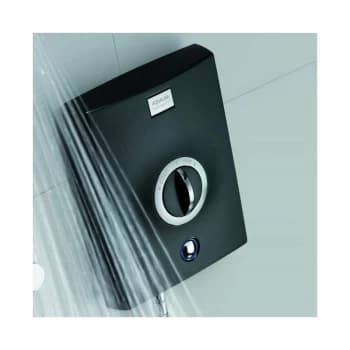 Quartz 9.5kW Electric Shower with Adjustable Height Head - Chrome/Graphite - Aqualisa