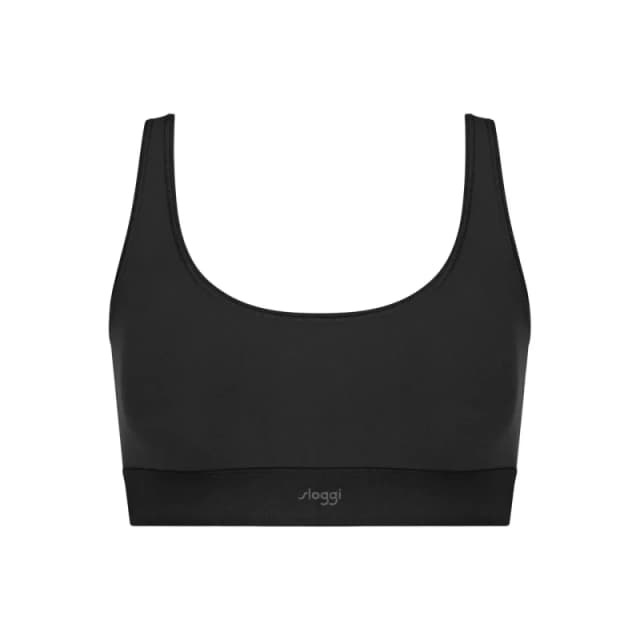 Sloggi Ever Ease Cotton Bralette Black Women XL
