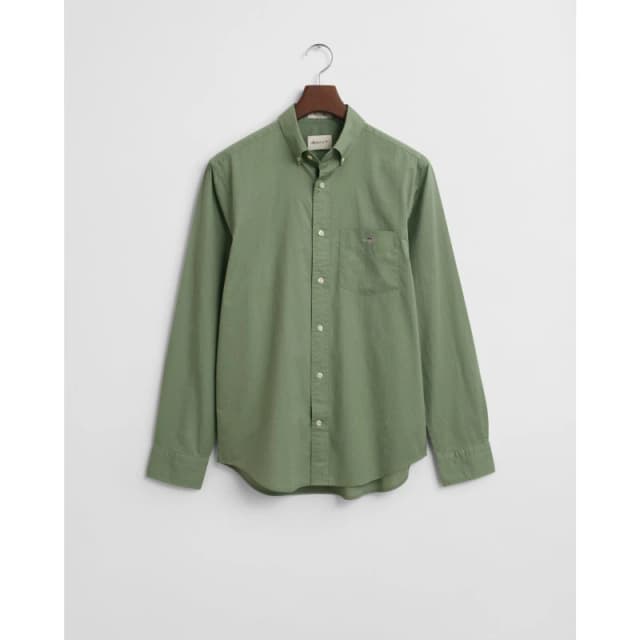 Gant Regular Fit Poplin Shirt Kalamata Green male S