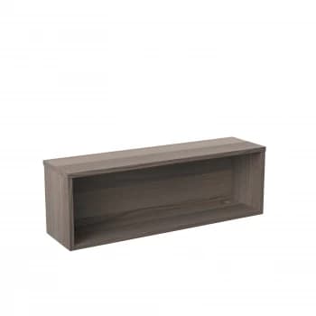 Reception Modular 1200W Straight Hutch Unit - Grey Oak