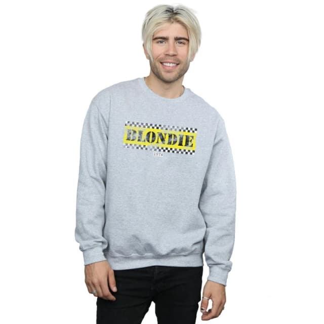Blondie Blondie Men Taxi 74 Sweatshirt in Grey Size: Small Grey S Male 5057955029599
