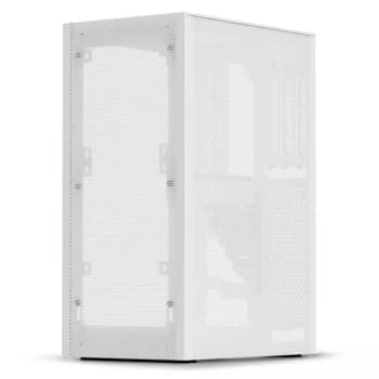 Ssupd Meshlicious Mini ITX Case - Full Mesh - White - PCIE 3.0