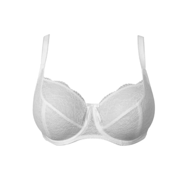 Freya Womens underwired balconnet bra Freya Fancies Blanc Female 85O