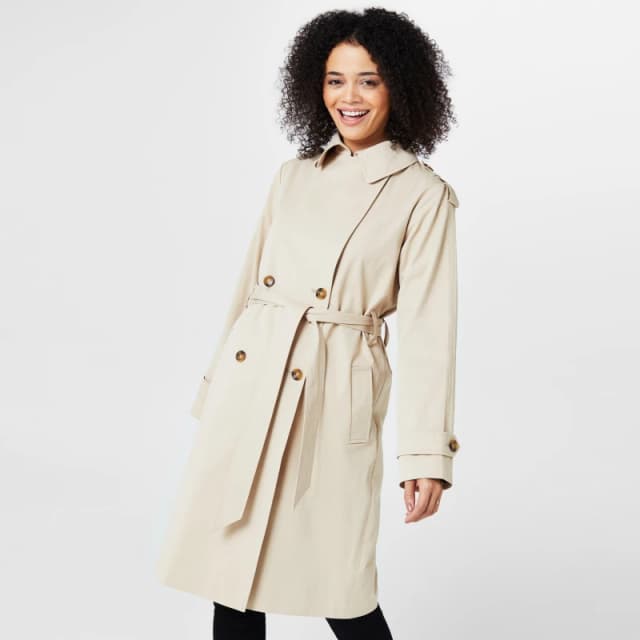 Biba Biba Trench Coat - Beige Beige 8