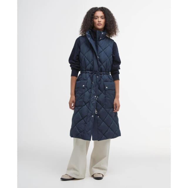 Barbour Rita Longline Gilet - Blue Blue 12