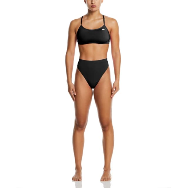 Nike High Waisted Bikini Bottom Womens - Black 8