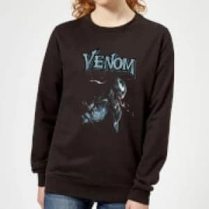 Venom Profile Womens Sweatshirt - Black