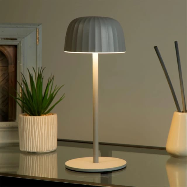 SO'HOME Portable Outdoor Rechargeable Table Lamp Grey ONE SIZE