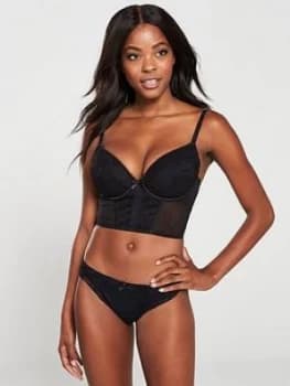 Pour Moi Muse Brazilian Briefs - Black