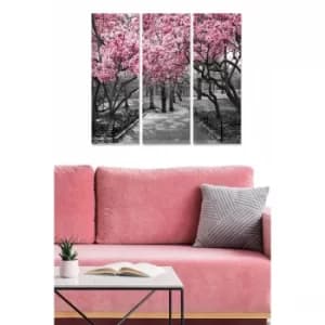 MDF7188412 Multicolor Decorative MDF Painting (3 Pieces)