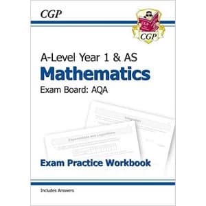 New A-Level Maths for AQA: Year 1 & AS Exam Practice Workbook by CGP Books (Paperback, 2017)