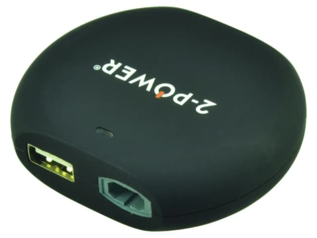 2-Power 12V In-Car Charger 15-20V 90W + 2.1A USB