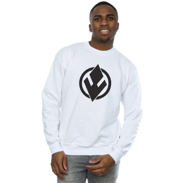 Disney Men Star Wars The Rise Of Skywalker Sith Logo Sweatshirt in White Size: Small White S Male 5059400145397